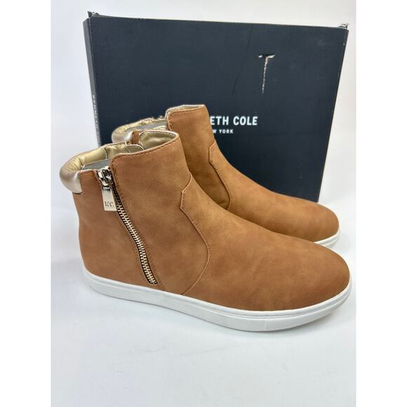 Kenneth Cole Cognac Reece Carter Size 5‎ - Picture 1 of 4